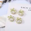 Novos Acessórios para Nail Art de Guirlanda de Natal Laço Pérola Liga Diamante Guirlanda de Natal Flash Diamond Atacado