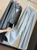 Pantalones Anchos de Pierna Recta Elásticos de Algodón de Aire Estilo Coreano Otoño 2026 para Mujer, Pantalones Deportivos Rectos Relajados y Casuales