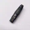 Enchufe mezclador Canon de tres polos, macho y hembra, enchufe de micrófono XLR, enchufe de grifo de tarjeta negra, macho y hembra