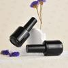Nuevo negro 489 en stock suministro oferta especial Esmalte de uñas pegamento botella de vidrio botella vacía 15 ml gran capacidad original Negro