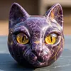 Amazon Transfronterizo Escultura de Piedra de Gato de Lujo Escultura de Piedra de Gato de Lujo Adorno de Resina de Gato Xiyin