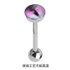 Piercing de Lengua Ojo de Gato Gota de Aceite Pupila Aleación de Titanio Estilo Europeo y Americano Piercing Personalizado Joyería de Nicho Stud para Ceja Stud para Hélice de Oreja