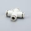 Fornecimento White Cross quatro vias PZA4 6 8 tubo de ar pneumático cilindro válvula solenoide conector rápido de plástico
