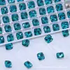 Jia Xiaoya K9 Llamativo 8 mm Corte Flor de Hielo Cuadrado Princesa Base Puntiaguda Translúcido Blanqueamiento Lujo Ligero Decoración de Uñas Portátil