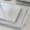 Caja de almacenamiento de documentos A4, organizador grande de documentos para el hogar, organizador de papelería de oficina de plástico transparente multicapa a prueba de polvo