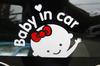 Niño BEBÉ BEBÉ EN EL COCHE pegatinas reflectantes de advertencia lazo BEBÉ R-177 EN EL COCHE