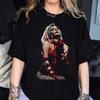 LadyGaga amor interpretação algodão puro estampado camiseta feminina verão casual moda feminina top injeção direta digital
