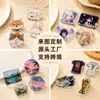 Ímãs de geladeira de anime magnéticos macios de acrílico, ímãs de geladeira magnéticos de desenho animado personalizados, mercadoria de standee de celebridade, produtos personalizáveis