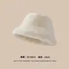 Chapéu Mongol de Pelúcia Transfronteiriço para Mulheres Espessado Outono e Inverno À Prova de Vento e Frio Quente Chapéu Balde Imitação de Vison Proteção de Orelha Chapéu de Pescador