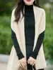 Nuevo Chal Coreano Otoño e Invierno 2024 100% Lana Pura Bufanda Cálida de Moda para Mujer con Bufanda de Estilo Relajado
