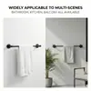 Toallero premium transfronterizo, diseño de barra única extensible, para baño y ducha, almacenamiento de toallas y toallas de baño, soporte para toallas de acero inoxidable