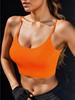 Ropa Interior Deportiva Sexy de Espalda Europea y Americana Sostén para Correr a Prueba de Impactos Fitness Sujetador de Yoga de Punto Sin Costuras de Alta Elasticidad 050