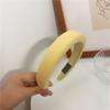 Diadema de Esponja Coreana Dongdaemun Macaron ins Retro Fresca Todo Fósforo Femenina Suave Blanca
