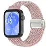 Qingfeng É Adequado para Huawei Watch Fit5/4/4Pro/3/5Pro Pulseira de Relógio de Nylon com Fivela Magnética de Metal Tecido
