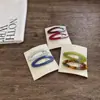 Conjunto de 1 Par ~ Presilha Oval de Acetato Estilo Coreano Ins para Mulheres, Presilha para Franja Lateral, Acessório de Cabelo Bb Clip