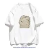 2026 Nova Camiseta de Algodão Puro Manga Curta Estilo Americano Verão Masculina e Feminina Casal Gola Redonda Solta Casual Manga Meia Manga Manga de Cinco Pontos