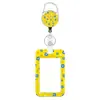 Cordón de Plástico UV con Clip Retráctil, Porta Credencial, Insignia de Trabajo, Porta Tarjeta de Autobús, Porta Tarjeta de Identificación, Porta Tarjeta de Campus, Porta Tarjeta de Fan