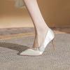 Zapatos de Boda para Mujer, Zapatos de Novia Cómodos, Zapatos de Boda He Xiu Estilo Chino, Tacones Rojos de Punta de Doble Propósito con Acabado de Alta Gama