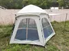 Fabricante Venta al por Mayor Carpa Cenador Hexagonal para Camping al Aire Libre Resistente a la Intemperie Espacio Grande para Varias Personas Equipo para Acampar con Pernoctación