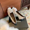 2026 Nuevos Zapatos de Ballet Cuadrados Pequeños Estilo Francés de Otoño con Flores de Rosa Tridimensionales, Zapatos de Hada de Alta Gama, Elegantes Zapatos de Noche