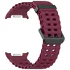 Qingfeng es Adecuado para Correas de Reloj Samsung Watch8/9 Marine y Correas de Reloj de Silicona Hebilla Doble Fila Watch8 Classic