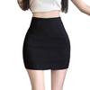 Falda Lápiz Gris Falda de Traje de Primavera y Verano para Mujer 2025 Nuevo Estilo Falda Corta Falda Negra Chica Sexy Deseo Puro