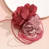 Colar de Duas Cores Rosa Elegante para Moda Dropshipping Xiyin Temu Totalmente Gerenciado e Semi-Gerenciado Transfronteiriço