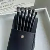 Cangzhou cabelo macio 10 pincéis de sombra tamanho pequeno detalhes do canto do olho grande cílios inferiores lâmina tonta delineador conjunto de pincéis de maquiagem