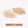 Broche Metálico Coral, Fecho de Corsage Retro Fashionável, Acessório para Roupa, Alfinete Anti-Exposição