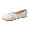 Zapatos Mary Jane 2026 Primavera/Verano Nuevos Versátiles Planos Bajos para Combinar con Faldas, Mocasines para Mujer para Todas las Estaciones