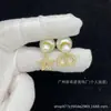 Brincos de Pérola com Nariz de Porco e Letra 'Di' para Mulheres - Brincos Simples e Luxuosos com Toque de Alto Padrão, Atacado