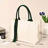 Bolsa de lona personalizada com logo, bolsa transversal promocional corporativa de alta qualidade com fita, bolsa tote de lona lisa personalizada