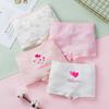 Paquete de cuatro calzoncillos para niña, ropa interior infantil de clase A, venta al por mayor, 5A, pantalones cortos de algodón con dibujos animados antibacterianos dobles, sin clip pp