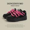 Zapatos de Mujer de Nicho Nuevos 2025 Principios de Primavera Color Caramelo Zapatos de Mujer Tenis Zapatos de Estudiante