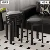 Bancos de Plástico Apilables, Bancos Altos para Uso Doméstico, Resistentes y Duraderos, Bancos Redondos con Cubierta Suave, Sensación de Lujo Ligero y Gama Alta, Bancos para Invitados
