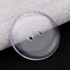 Botão de resina quatro furos botão de camisa preto branco quatro furos borda larga borda fina botão pão botão de terno casaco