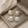 Joyería Ai Tong: Pendientes de Perla Elegantes y de Moda, Pendientes Exquisitos Brillantes de Alta Gama, Suaves y Versátiles, Pendientes Sencillos