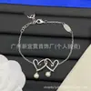 [Novidades Contínuas] Pulseira Cruzada Nova de Alta Qualidade Réplica Lv Letra V com Etiquetas, Artesanato de Ponta Atacado