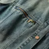 Chaleco de Mezclilla para Hombre Moda Primavera 2025 Marca Hombro Caído Sin Mangas Chaleco Retro Viejo Chaqueta de Mezclilla Primavera y Otoño
