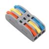 Conector rápido de fio macio e duro terminal rápido universal dois em dois out três em três out artefato de fiação