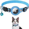 Dispositivo Anti-Perda para Gatos Capa Protetora Airtag Coleira com Sino Refletor Noturno Localizador de Animal de Estimação Rastreador Apple