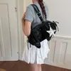 Bolso Boston Orejas de Conejo Estilo Coreano para Mujer 2026 Nuevo Elegante Versátil Bolso de Hombro Gran Capacidad Dulce Bolso Cruzado