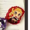 Demon Slayer Versão Q: Kimetsu No Yaiba Estilo Ins Tendência Espesso Acrílico Dupla Face Clip de Papel Teste Clip de PP para Estudante Clip de Armazenamento de Recados