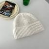 Comercio Exterior Transfronterizo Otoño e Invierno Nuevo Gorro de Lana Casual para Hombre Versátil Estilo Universitario Gorro de Punto Grueso Cálido para Mujer