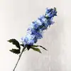 Flor de simulação flor artificial de haste única Delphinium textura leve decoração de casa adereços de fotografia buquê material de flor fresca nicho