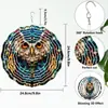 Amazon Sino dos Ventos Rotativo 3D Pendurado Decoração de Jardim Exterior Varanda de Casa Sino dos Ventos de PVC Ornamento Pendurado de Jardim