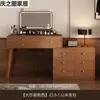 Conjunto de Penteadeira e Cômoda para Quarto, Modelo Novo Minimalista Moderno 2026, Espelho de Maquiagem Estilo Chinês Novo, Mesa de Maquiagem, Cadeirão de Penteadeira