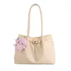 Bolsa tote grande e simples para o dia a dia, nova moda 2026 com acabamento fosco, estilo elegante e casual, bolsa de ombro para usar sob o braço