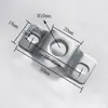 Placa de Montaje Colgante Estándar Americano Forma de Arco Base de Montaje en Techo M10 Accesorio de Iluminación Tira Trasera Lámpara Colgante Placa de Hierro Galvanizado Estampada Accesorios de Iluminación