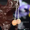 Pendientes de moda para mujer de fábrica pendientes de oro y jade con ropa Han con pendientes de oro y jade venta al por mayor directa